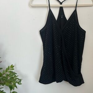 Black Sleeveless studded Top